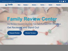 Tablet Screenshot of familyreviewcenter.com